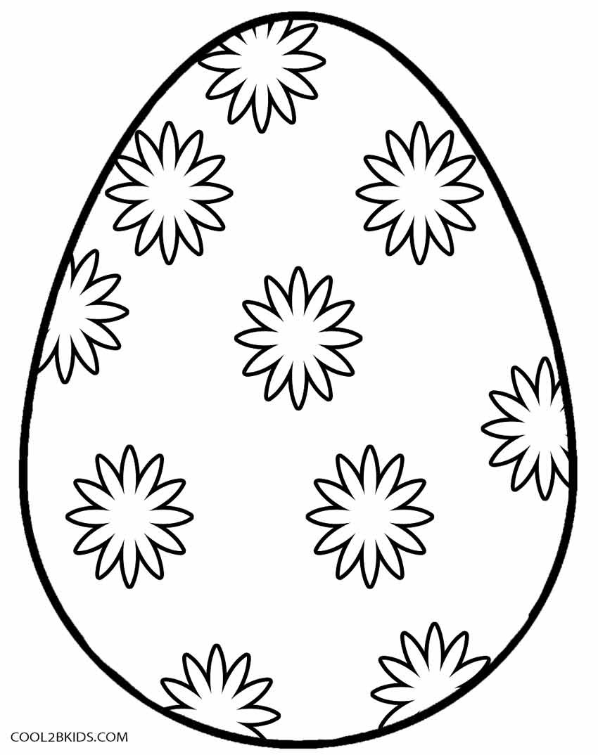 Easter Egg Coloring Sheets Free Printable
 Printable Easter Egg Coloring Pages For Kids