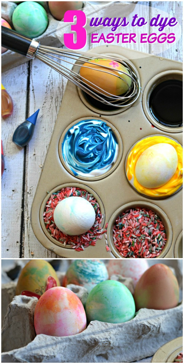 Easter Egg Dying Party Ideas
 3 Ways to Dye Easter Eggs with Toddlers and Preschoolers