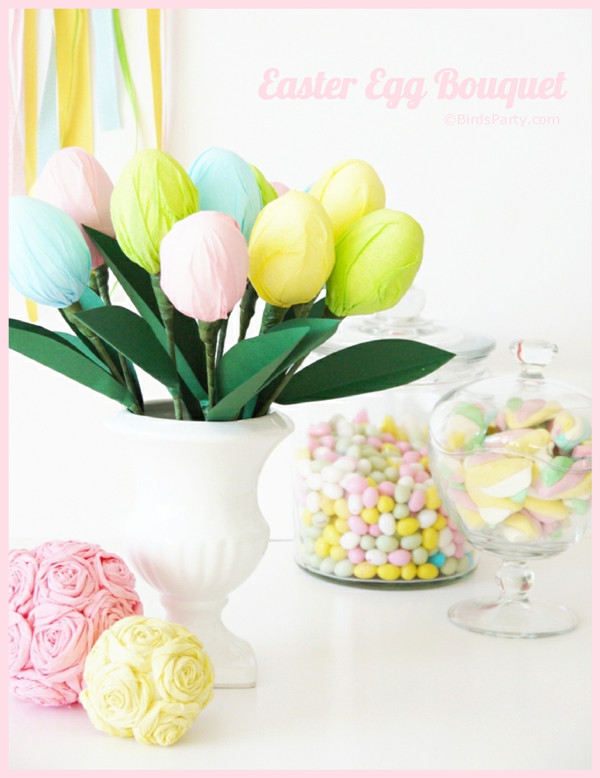 Easter Egg Party Ideas
 DIY Easter Egg Party Table Centerpiece Tutorial Party