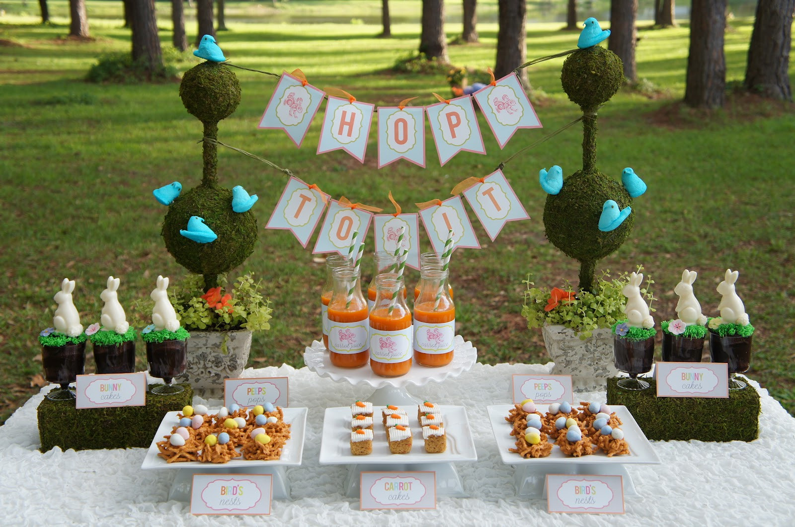 Easter Entertaining &amp; Party Ideas
 Hop Over Easter Party Real Parties I ve Styled