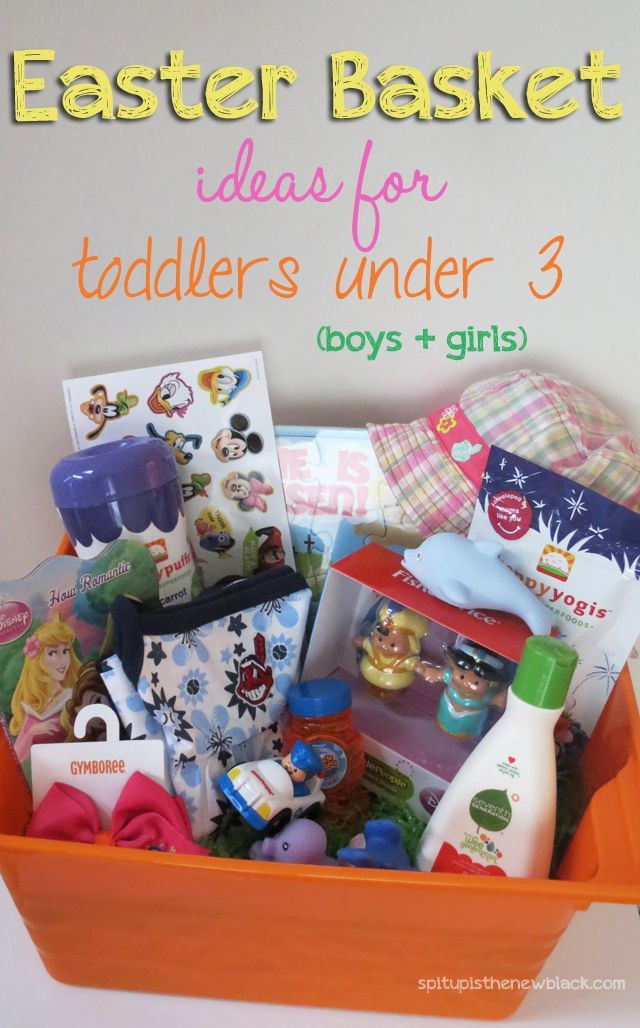 Easter Gift Ideas For Boys
 Easter basket ideas for toddlers under age 3 boys & girls