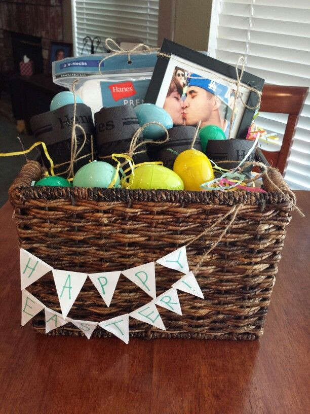 Easter Gift Ideas For Girlfriend
 Homemade Easter basket for him