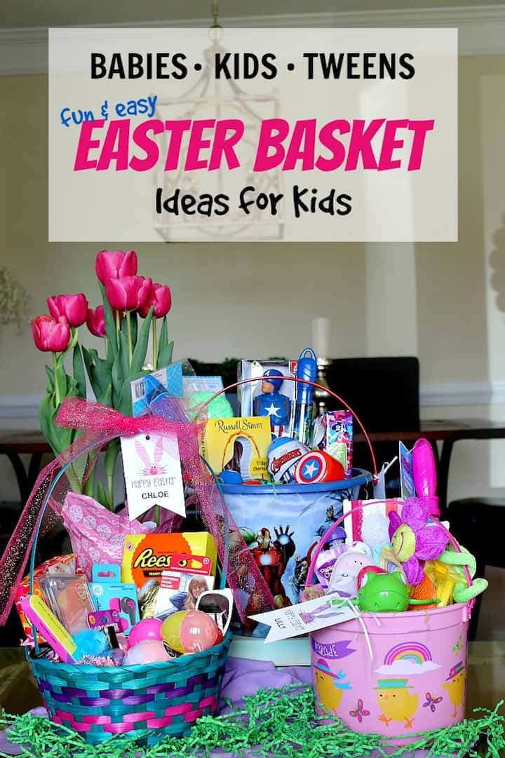 Easter Gift Ideas For Girls
 Kids Easter Basket Ideas Made Easy For Baby Kids and Tween