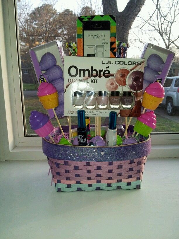 Easter Gift Ideas For Girls
 Custom made Easter basket for a teenager