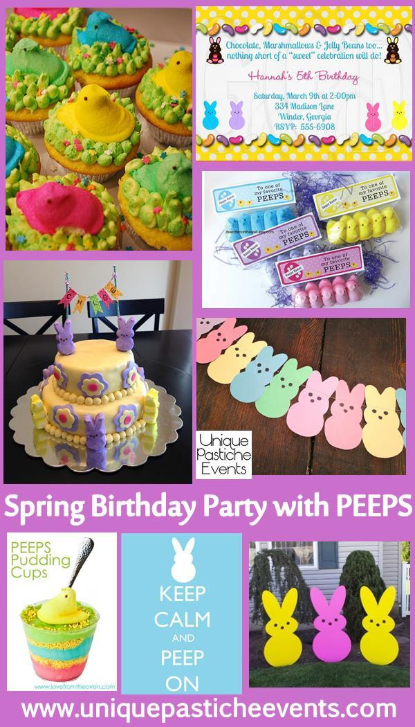 Easter Kid Party Ideas
 You’re Invited Easter Peeps Birthday Party for Kids