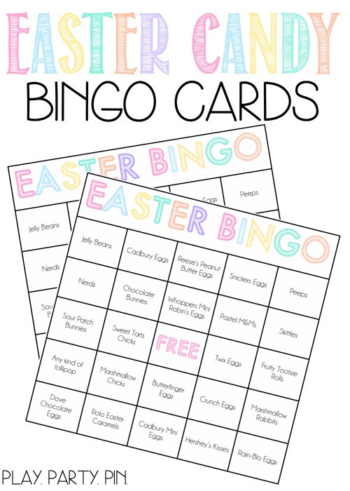 Easter Office Party Ideas
 Easter Candy Bingo Game