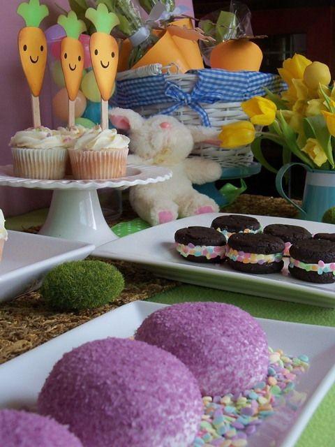 Easter Party Dessert Ideas
 253 best images about Easter bunny theme Easter dessert
