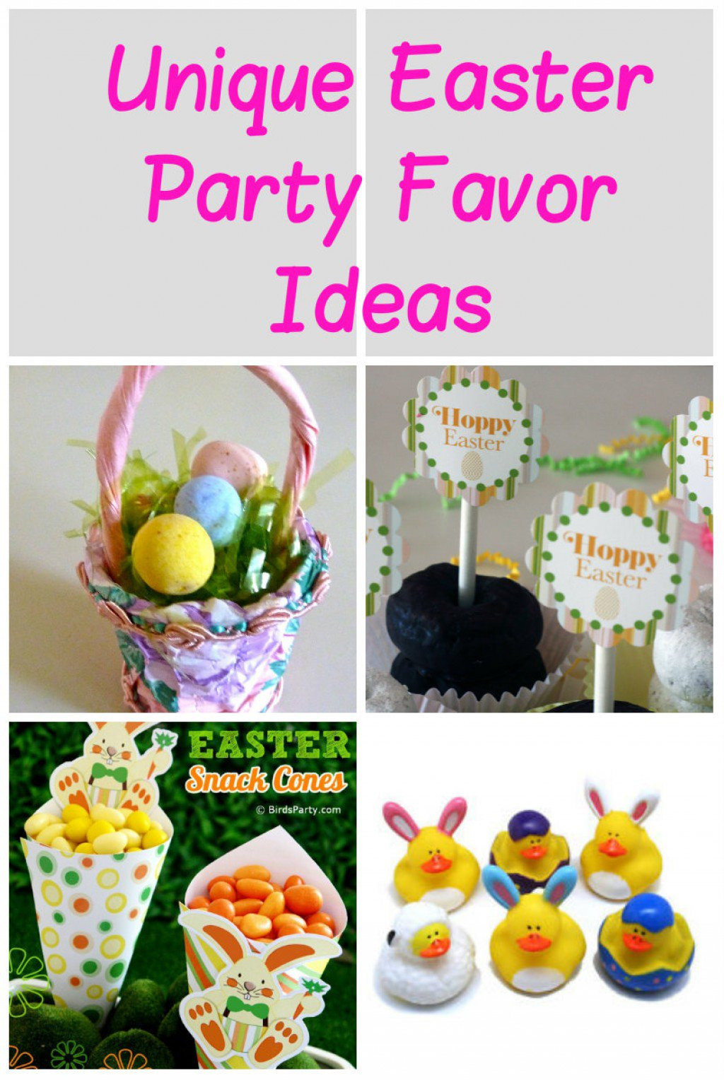 Easter Party Favors Ideas
 Unique Easter Party Favor Ideas for Kids