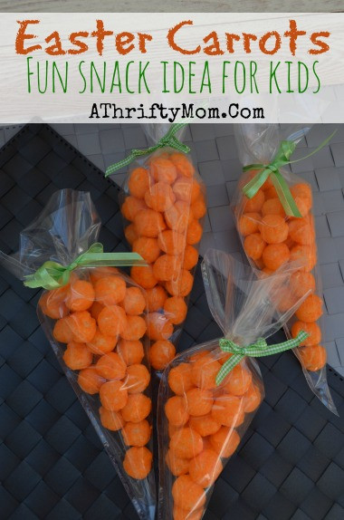 Easter Party Snack Ideas For Kids
 Easter Carrots Fun Snack Idea for Kids Easter Snack A