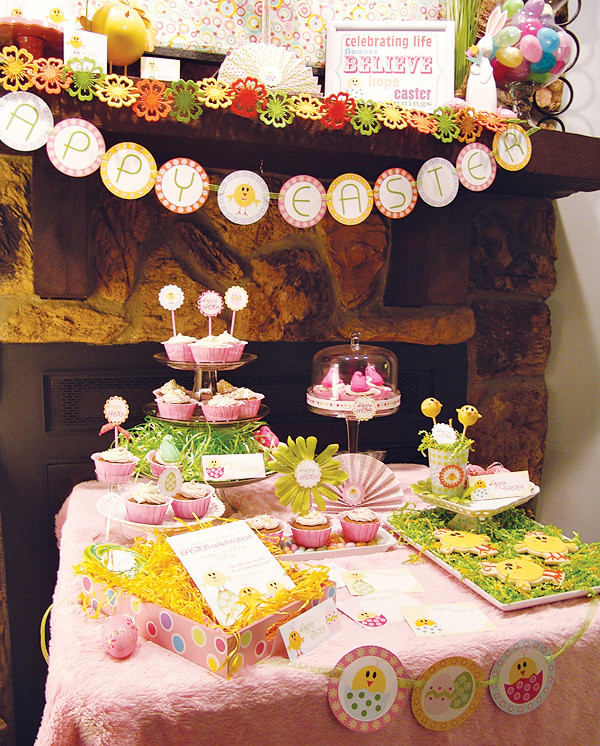 Easter Theme Party Ideas
 Darling "Little Chick" Easter Party Theme Hostess with