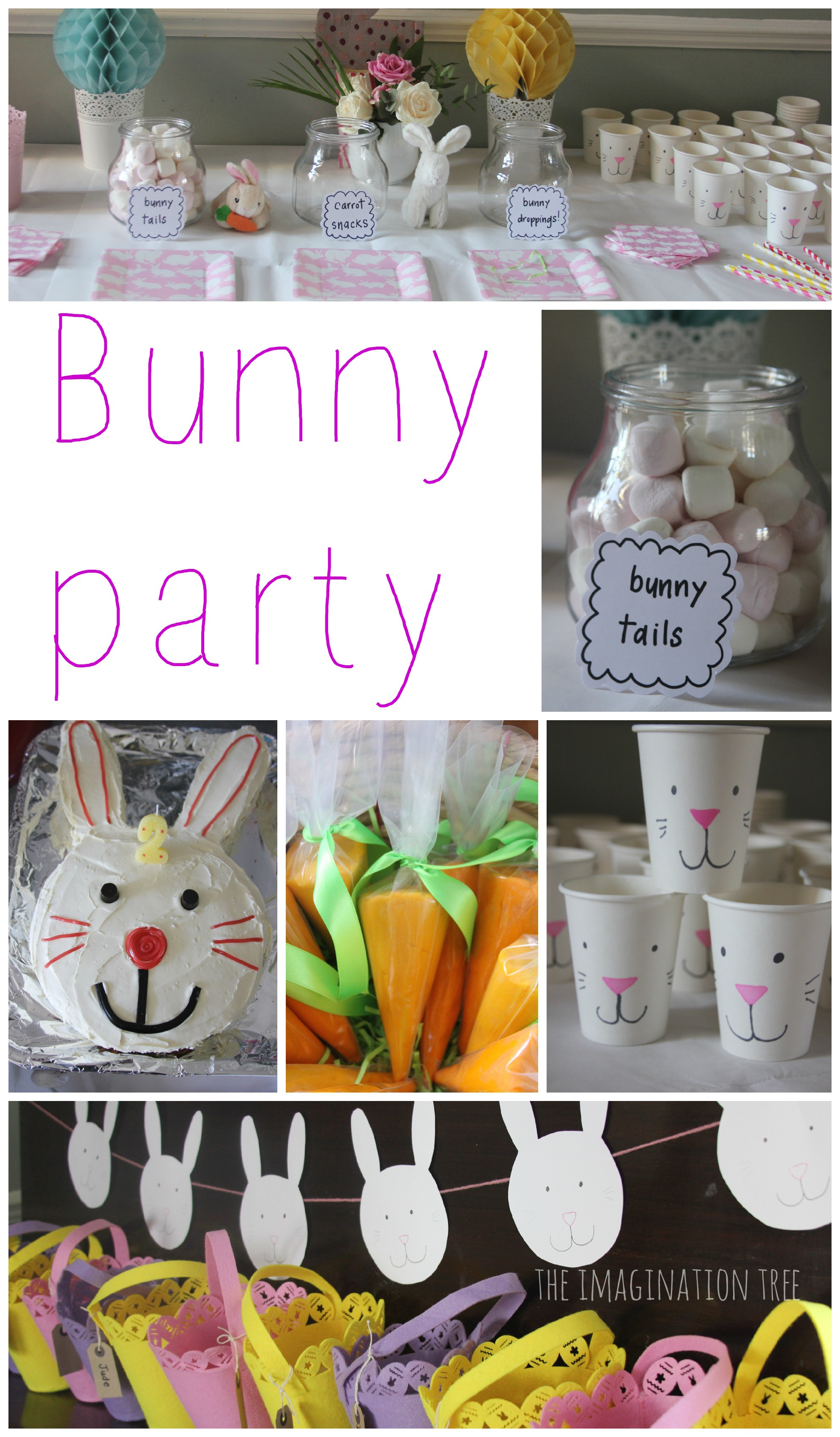 Easter Themed Birthday Party Ideas
 Bunny Birthday Party The Imagination Tree