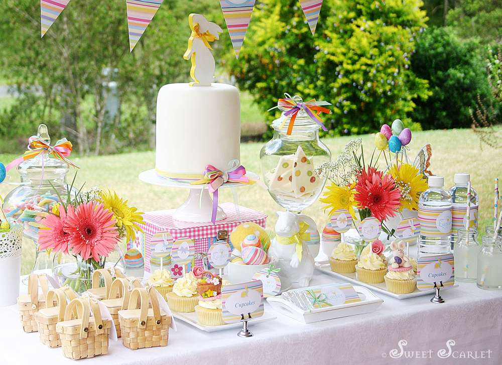 Easter Themed Birthday Party Ideas
 Easter Party Ideas 1 of 14