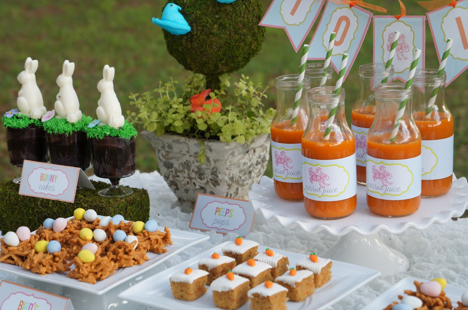 Easter Themed Party Ideas
 Hop Over Easter Party Real Parties I ve Styled