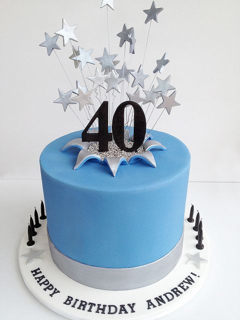 Easy 40Th Birthday Cake Ideas
 40th birthday cakes for men pinterest