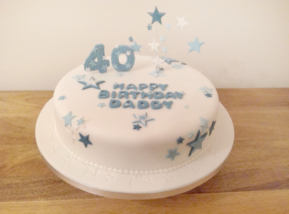 Easy 40Th Birthday Cake Ideas
 40th Birthday Cakes from Sweet and Simple to Bold and Lavish