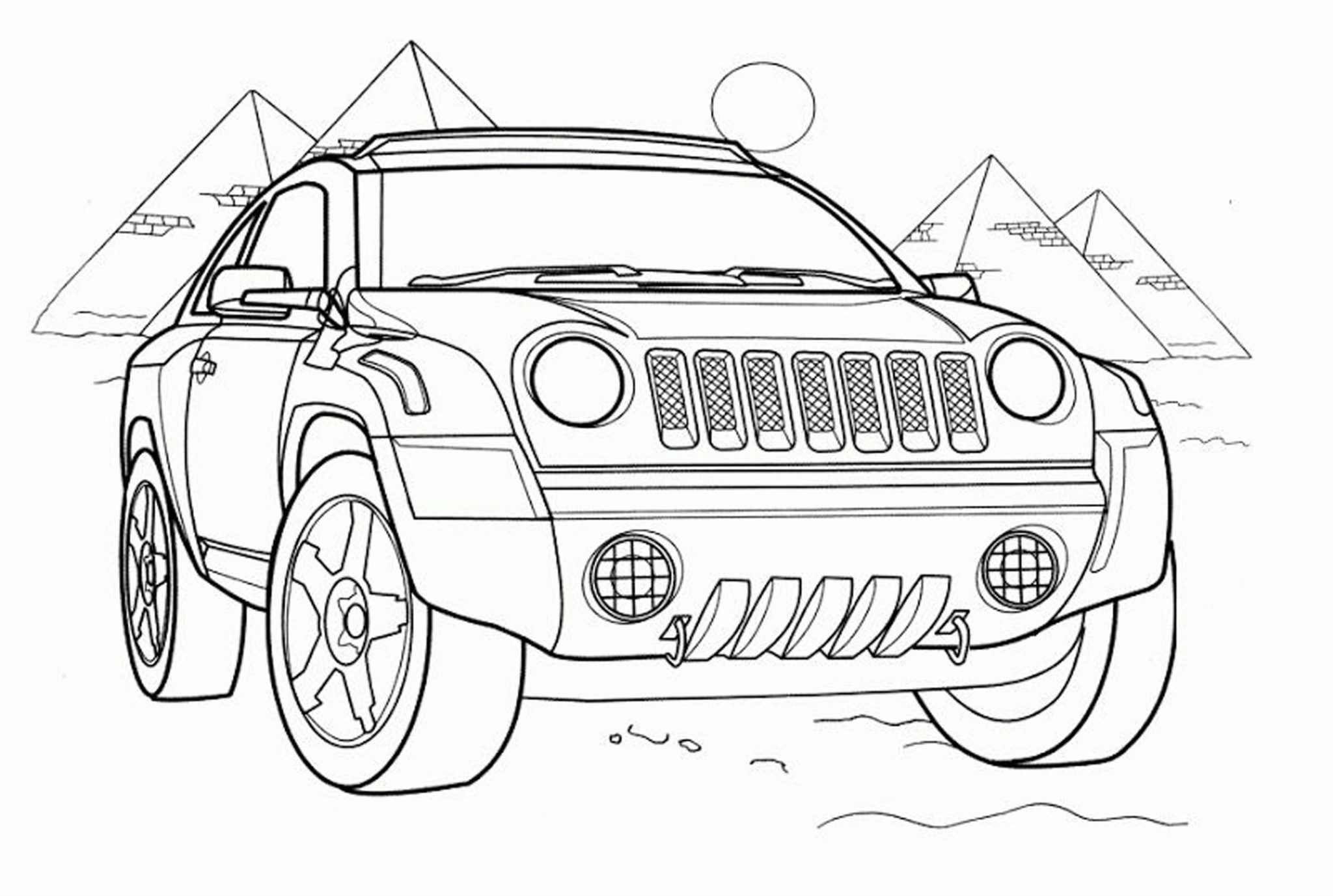 Easy Coloring Pages For Boys Car
 coloring pages for boys cars