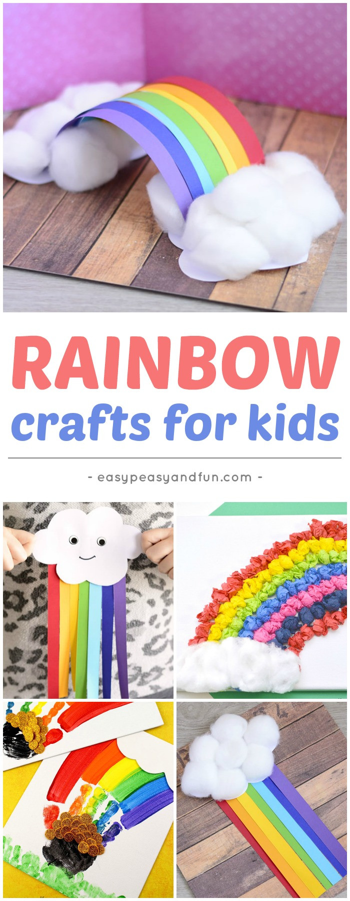 Easy Craft For Toddlers
 Rainbow Crafts for Kids Easy Peasy and Fun