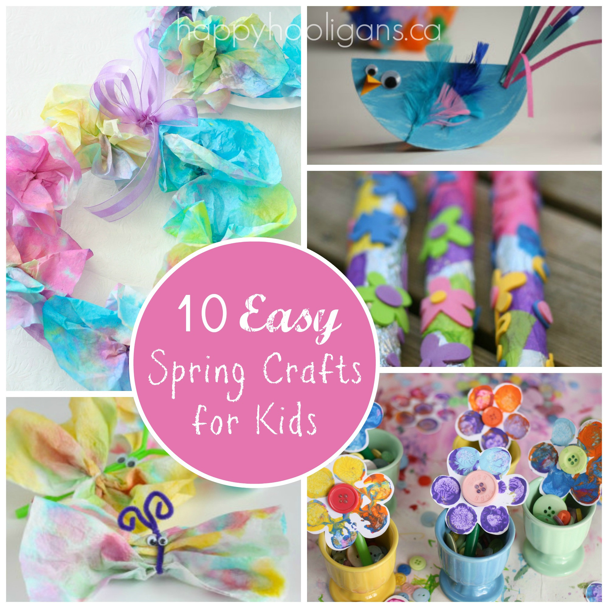 Easy Craft For Toddlers
 Spring Break Kids Activities Round Up The Idea Room