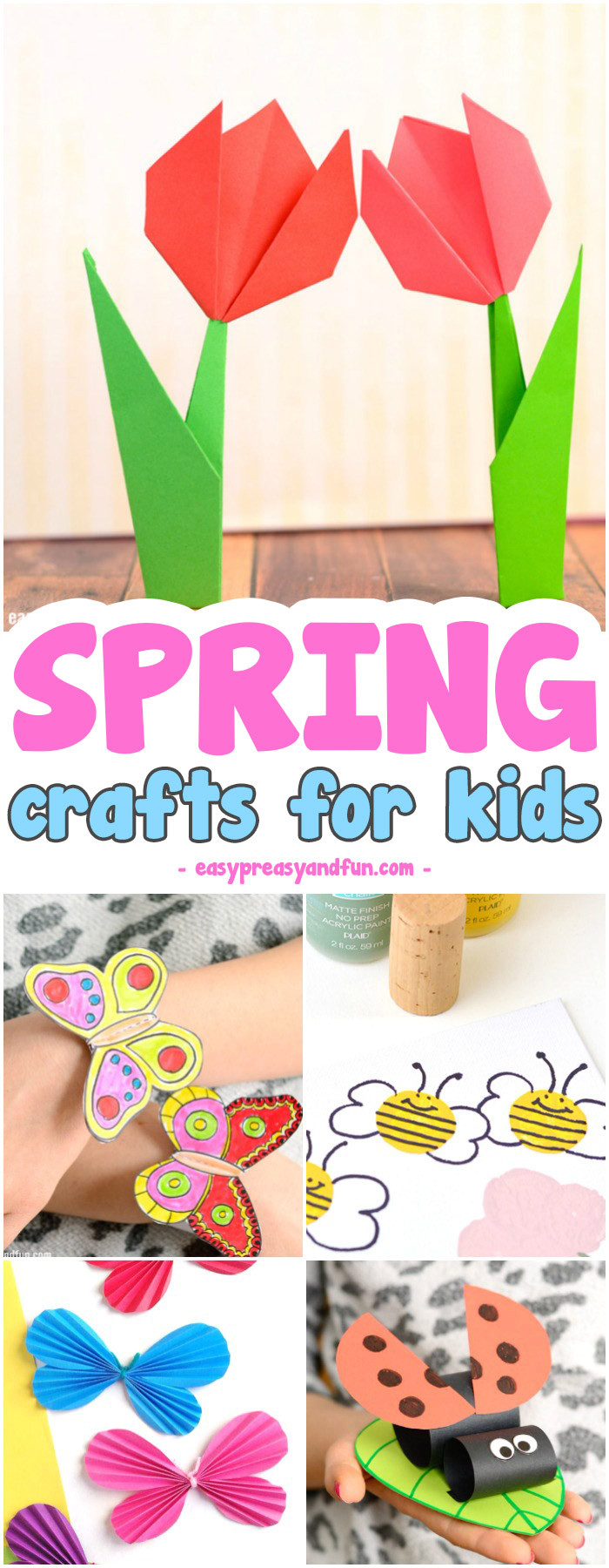Easy Craft Ideas For Kids At School
 Spring Crafts for Kids Art and Craft Project Ideas for
