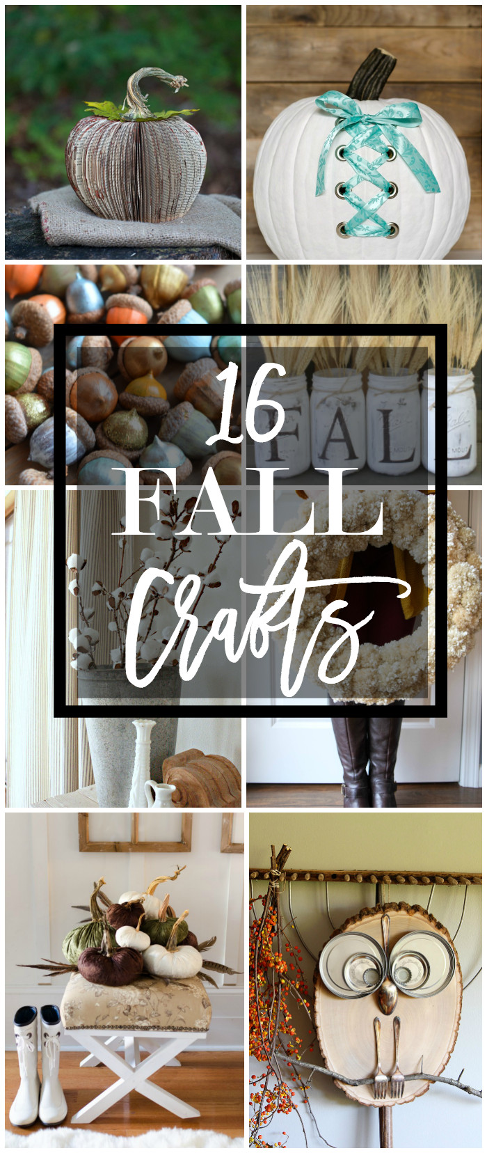 Easy Craft Ideas For The Home
 16 Fall Craft Ideas