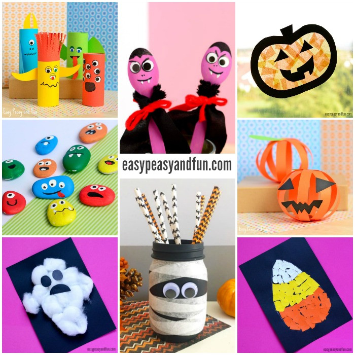 Easy Crafts For Preschoolers
 Halloween Crafts for Kindergarten Easy Peasy and Fun