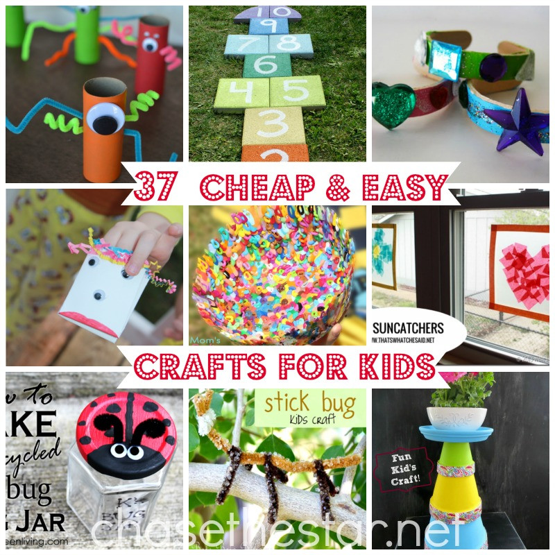 Easy DIY Crafts For Kids
 37 Cheap and Easy Crafts For Kids
