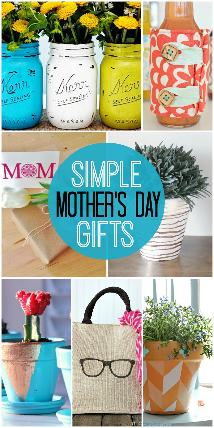 Easy DIY Gifts For Mom
 Simple DIY Mother s Day Gifts