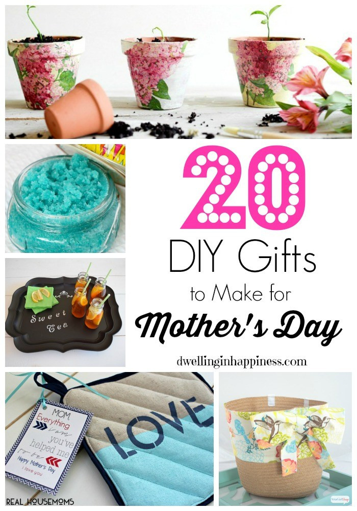 Easy DIY Gifts For Mom
 20 DIY Gifts to Make for Mother s Day Dwelling In Happiness