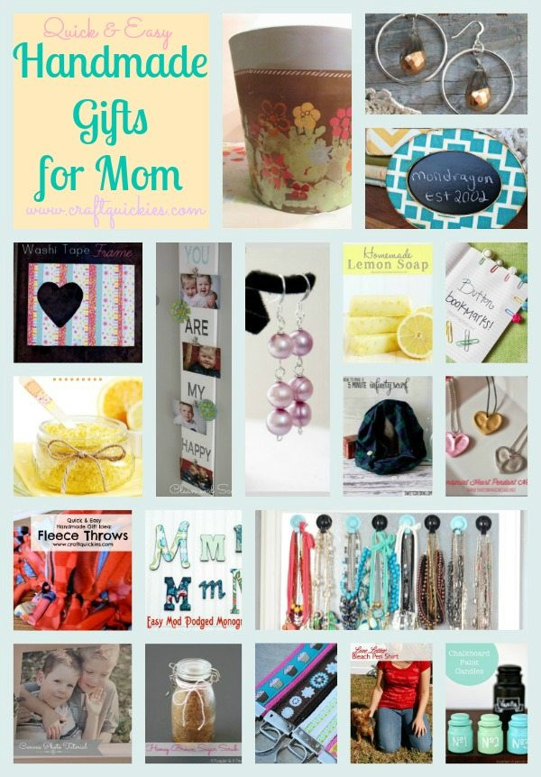 Easy DIY Gifts For Mom
 19 Quick & Easy Handmade Gifts for Mom