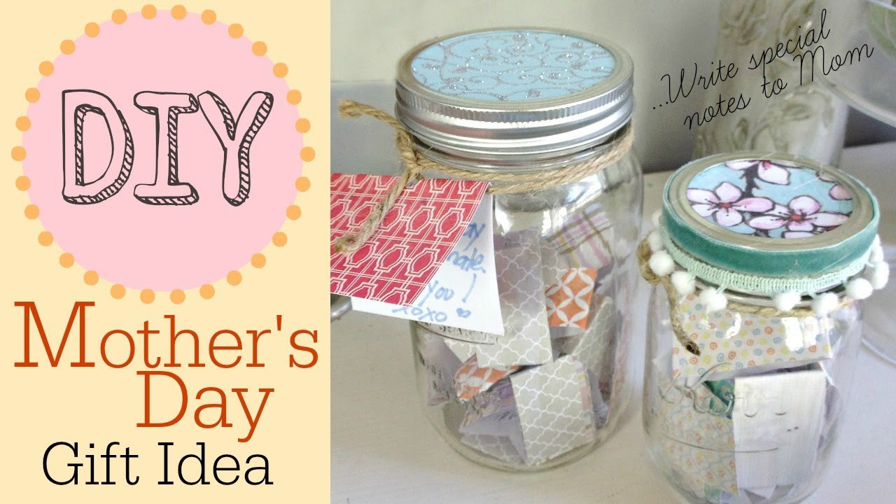 Easy DIY Gifts For Mom
 Mother s Day Gift Idea