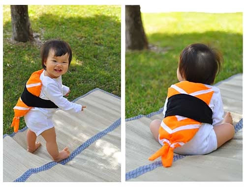 Easy DIY Toddler Costumes
 Kinderen verkleed als sushi bestaat er iets schattigers