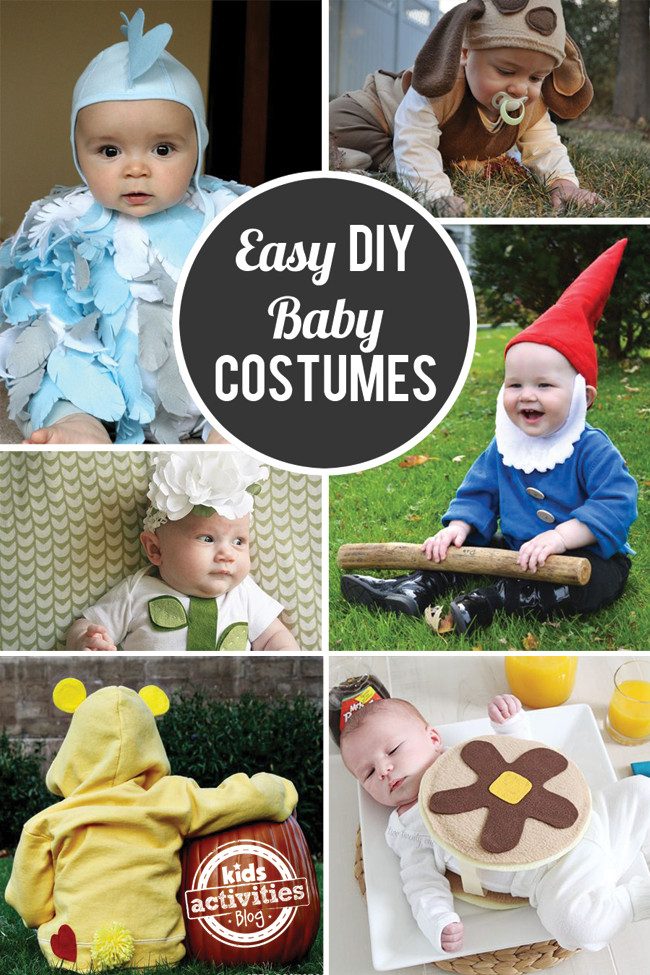 Easy DIY Toddler Costumes
 Easy Homemade Halloween Costumes for Baby