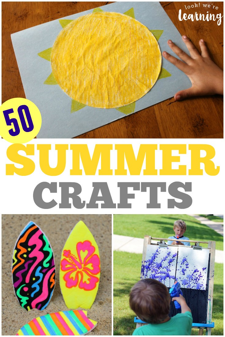 Easy Fun Crafts For Toddlers
 50 Super Easy Super Fun Summer Crafts for Kids