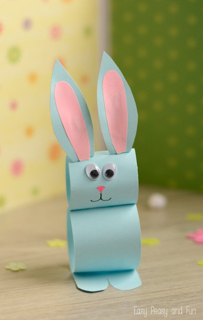Easy Fun Crafts For Toddlers
 Paper Bunny Craft Easy Easter Craft for Kids Easy