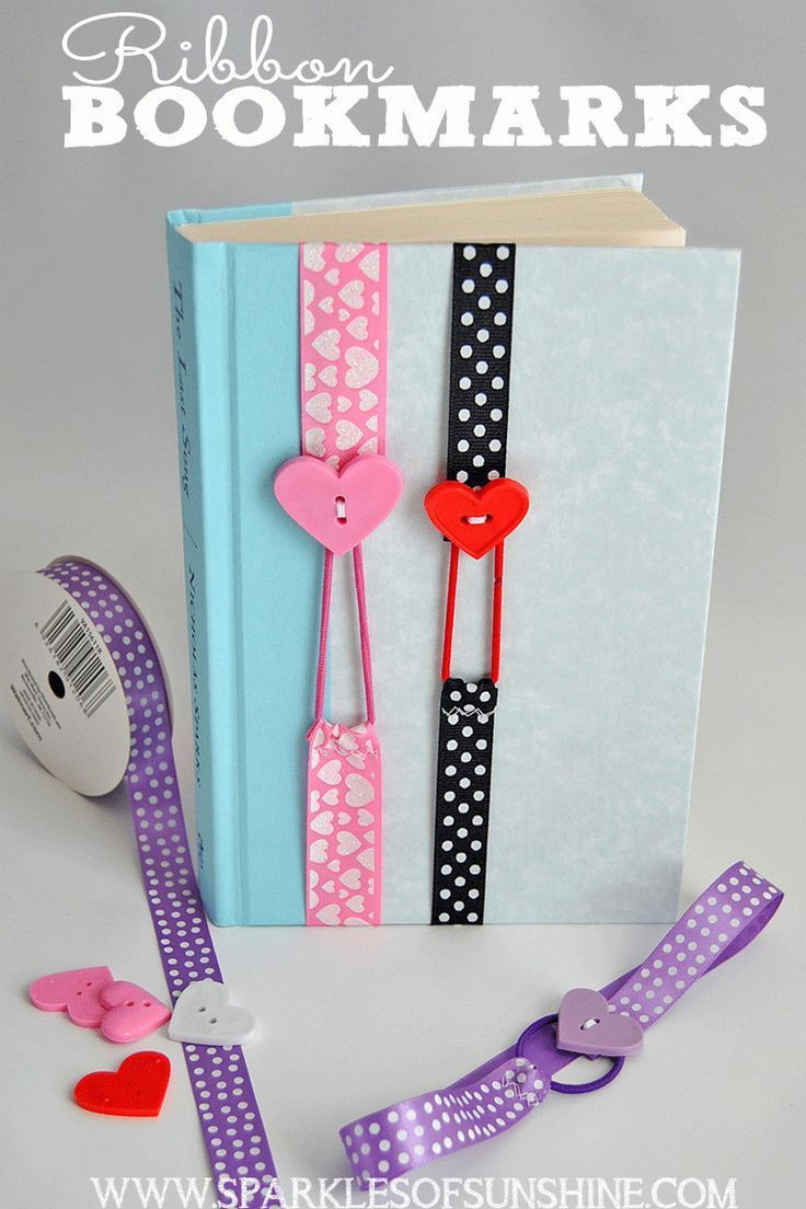 Easy Home Crafts
 25 best ideas about Ribbon bookmarks on Pinterest