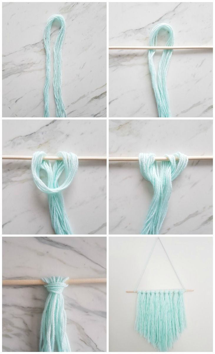 Easy Home Crafts
 How to Make an Easy DIY Wall Hanging with Yarn A Quick