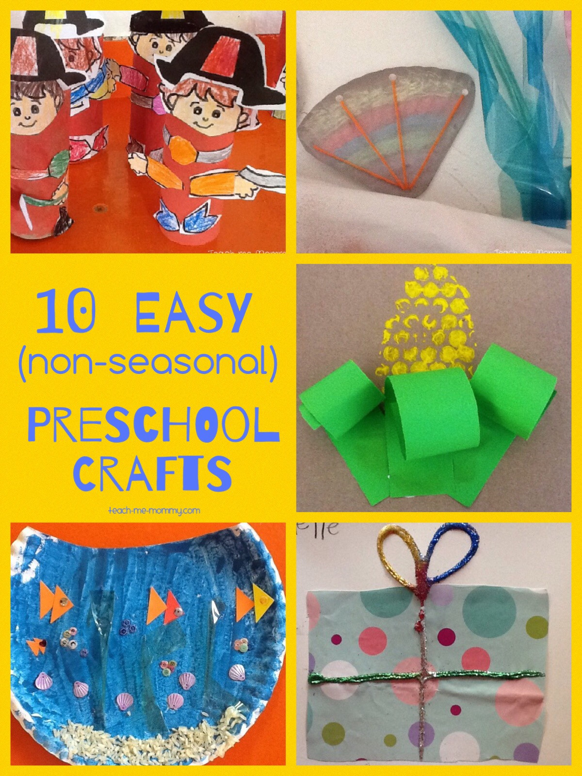 Easy Preschool Craft
 Easy Crafts for Preschoolers Teach Me Mommy