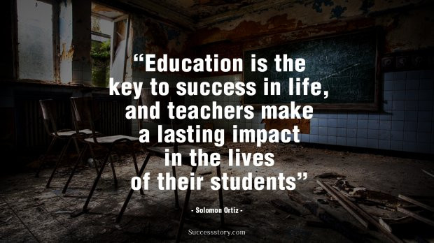 Education Is The Key Quote
 Education is the key to success
