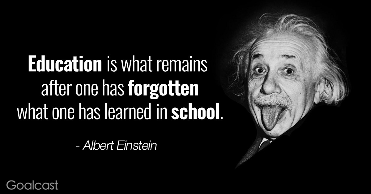 Einstein Quote About Education
 The Most Inspiring Albert Einstein Quotes of All Times