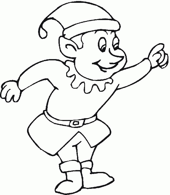 Elf Coloring Pages For Boys
 Elf Coloring Pages For Kids Coloring Home