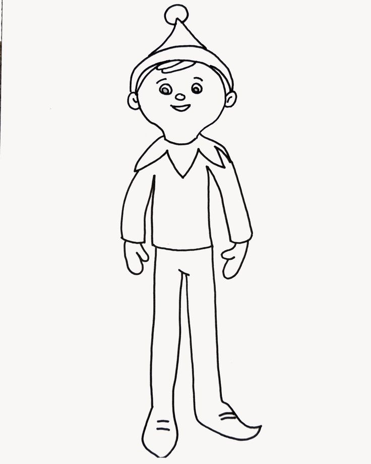 Elf Coloring Pages For Boys
 Elf Color Pages Coloring Home