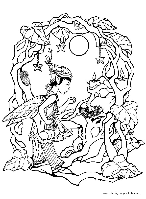 Elf Coloring Pages For Boys
 Elf color page Printable Coloring pages for kids