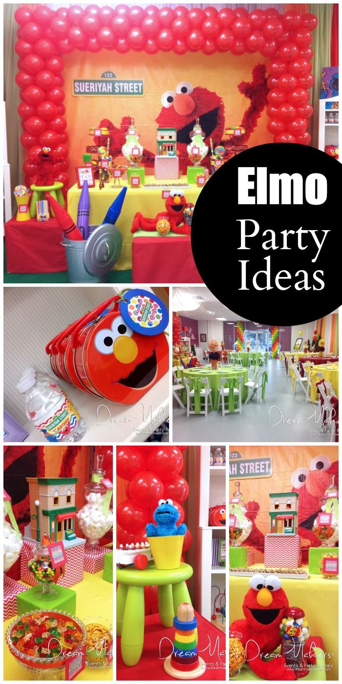 Elmo 1St Birthday Decorations
 Elmo & Sesame Street Birthday "Elmo 1st Birthday Party"
