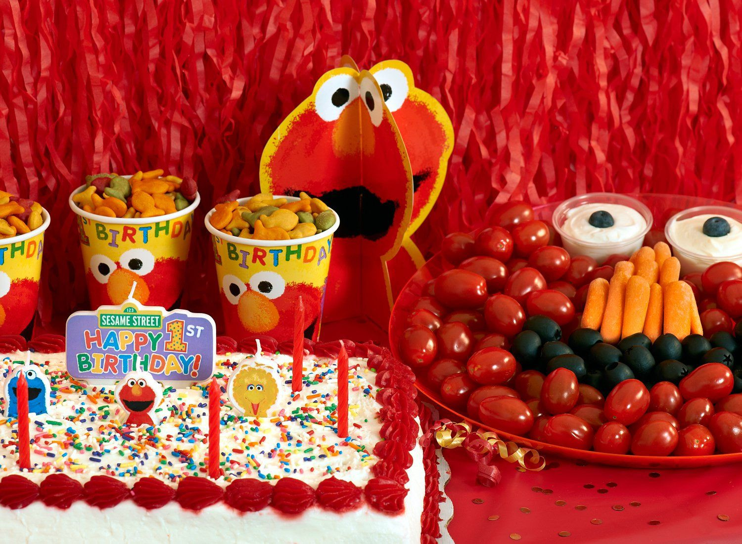 Elmo 1St Birthday Decorations
 Elmos 1st Birthday Party Party Ideas