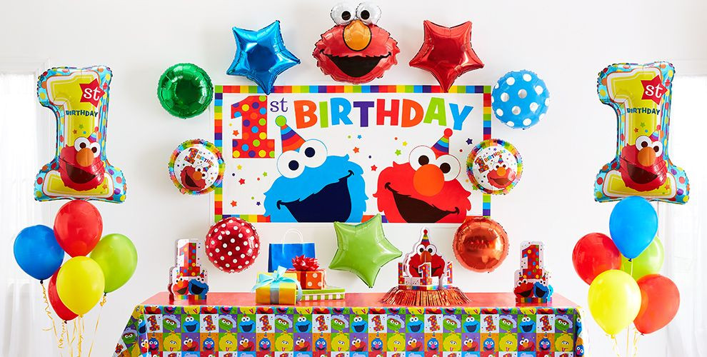 Elmo 1St Birthday Decorations
 Elmo 1st Birthday Party Supplies Party City