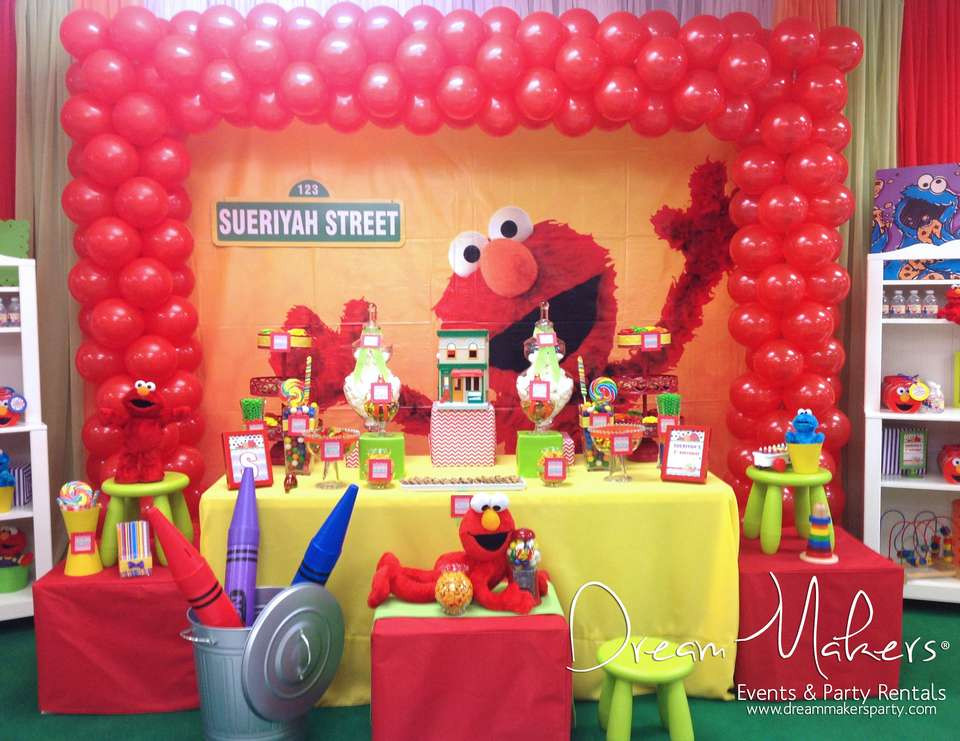 Elmo 1St Birthday Decorations
 Elmo & Sesame Street Birthday "Elmo 1st Birthday Party