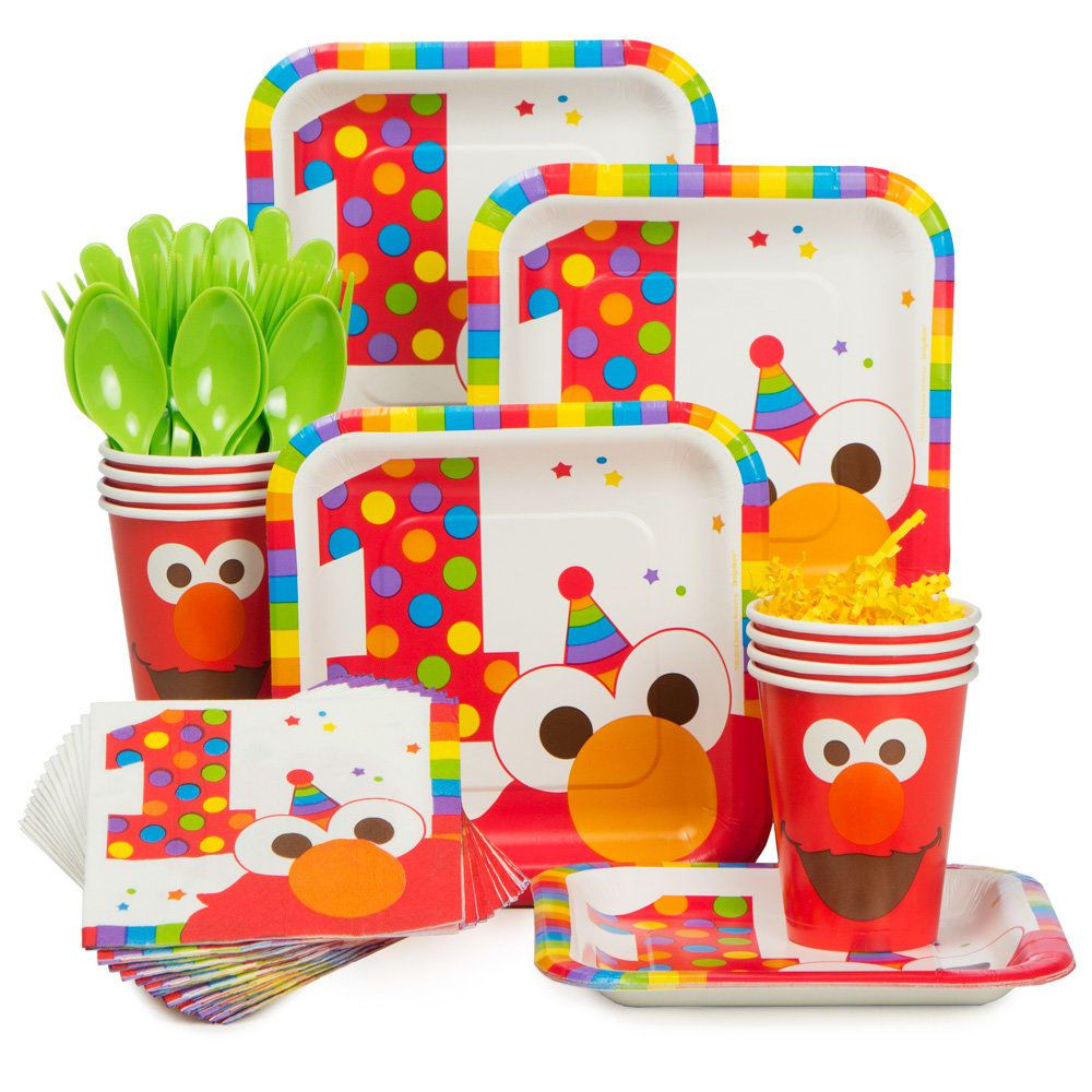 Elmo 1St Birthday Decorations
 Elmo 1st Birthday Party Supplies Theme Party Packs