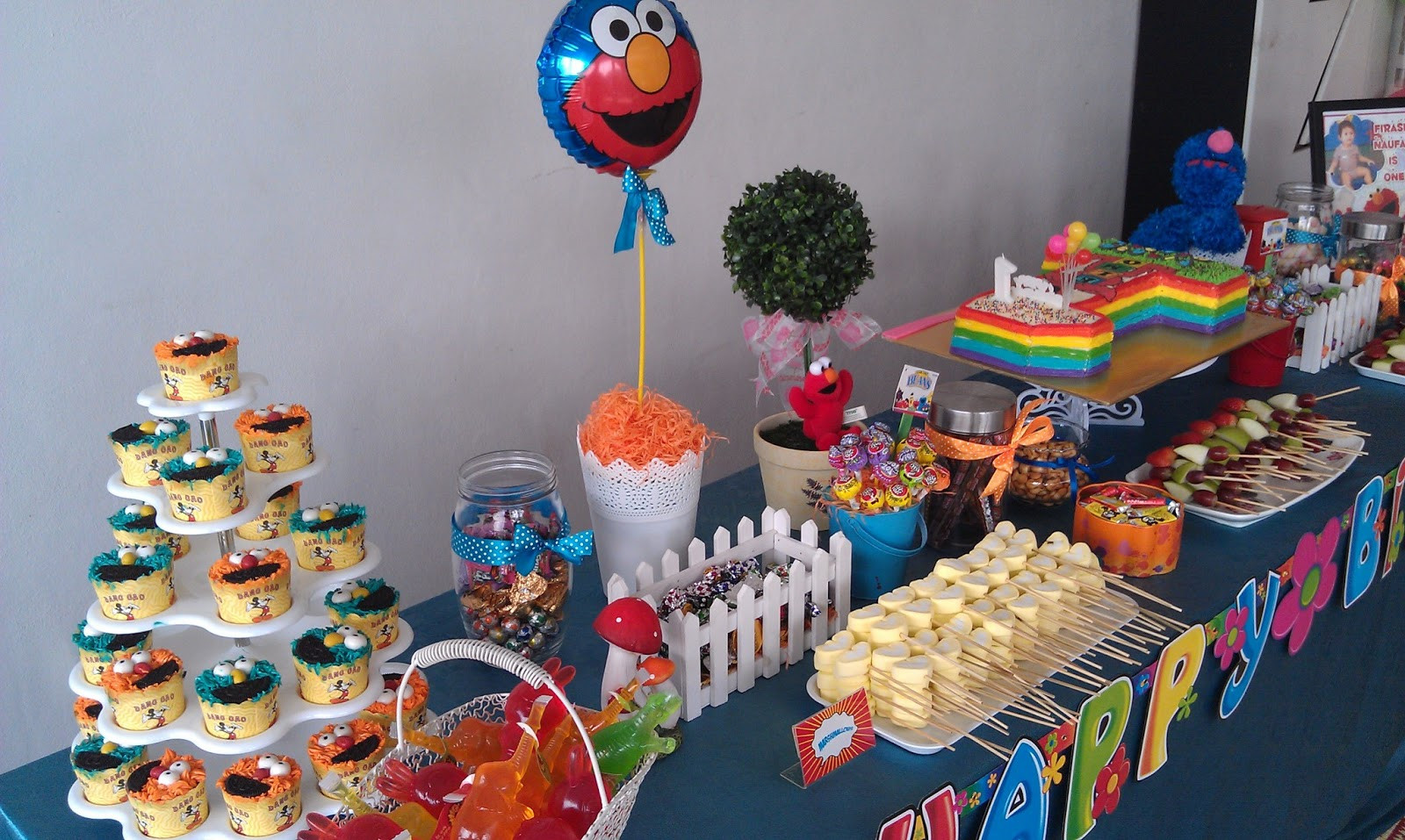 Elmo 1St Birthday Decorations
 thepartykru elmo theme 1st birthday party di krubong melaka