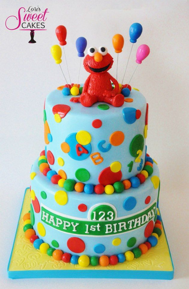 Elmo Birthday Cake
 Super cute Elmo cake by Lori s Sweet Cakes