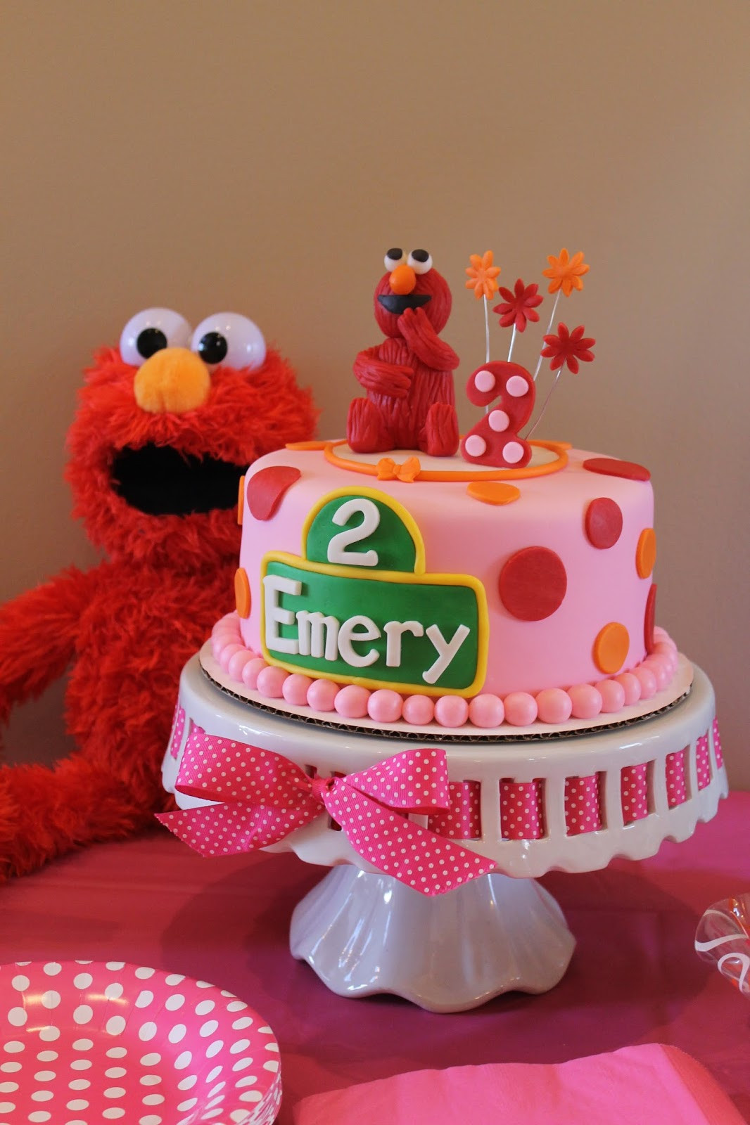Elmo Birthday Cake
 Richly Blessed Emery Turns TWO Elmo Birthday Party